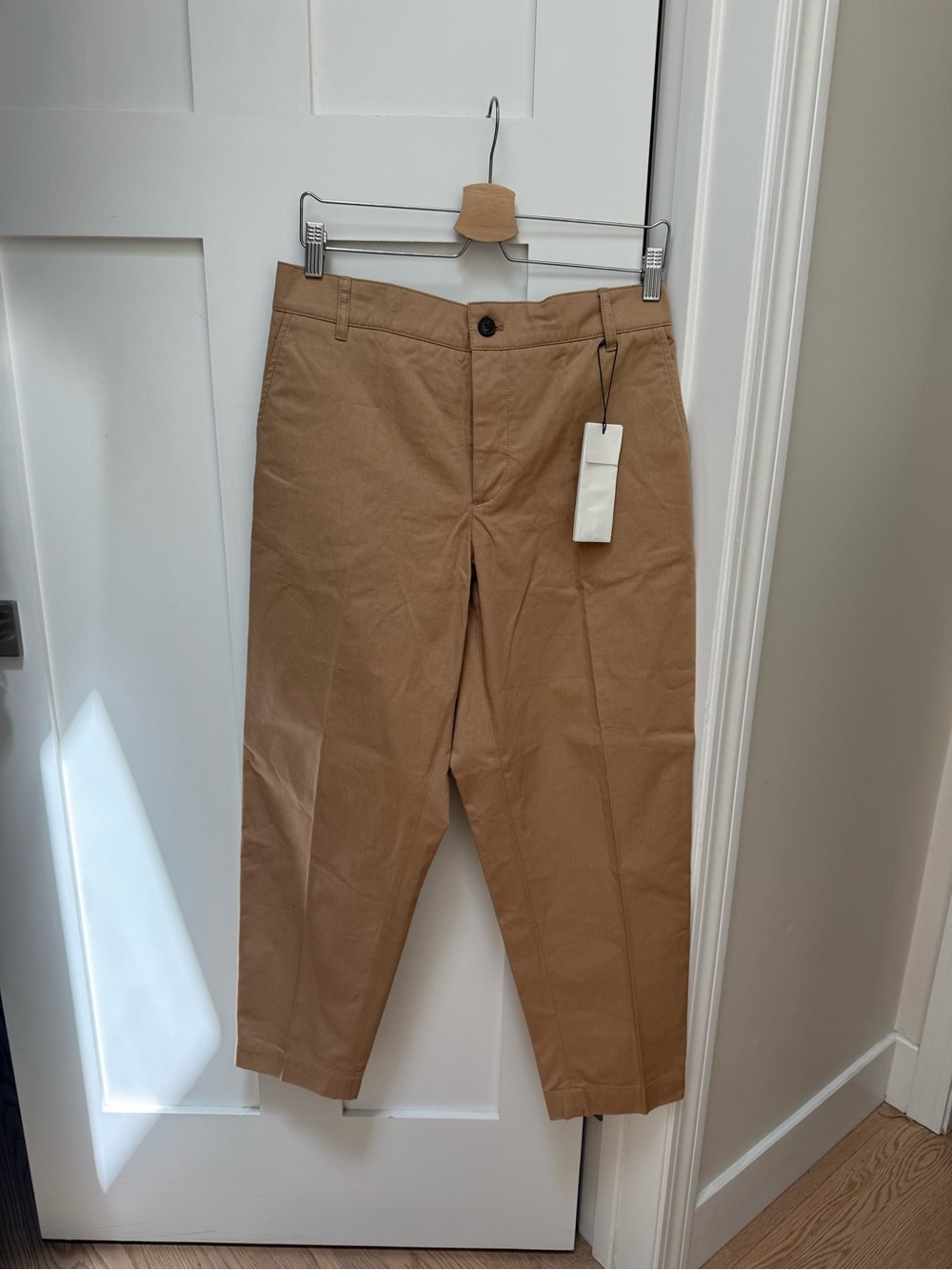 Maison Kitsuné NWT Men's Cotton classic straight-leg trouser pants - size 42 31”